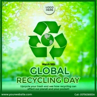 Global Recycling Day Post Instagram template