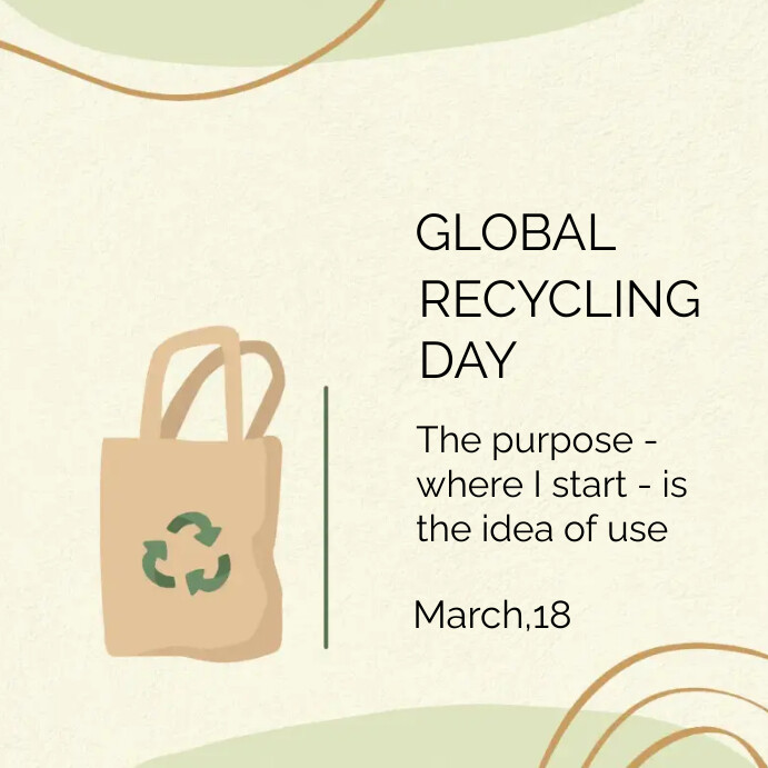 Global recycling day Template | PosterMyWall