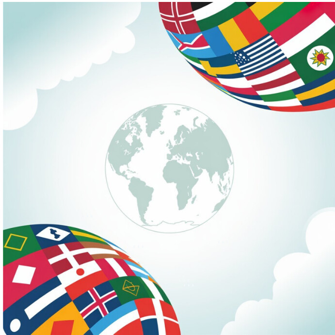 Global Unity Flags Instagram 帖子 template