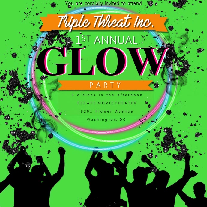 Copy of Glow Party | PosterMyWall