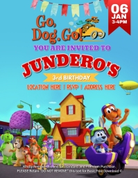 Go Dog Go! Pamflet (Letter AS) template