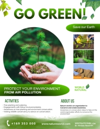 Go Green Template | PosterMyWall