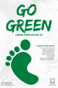 610 Go Green Customizable Design Templates Postermywall
