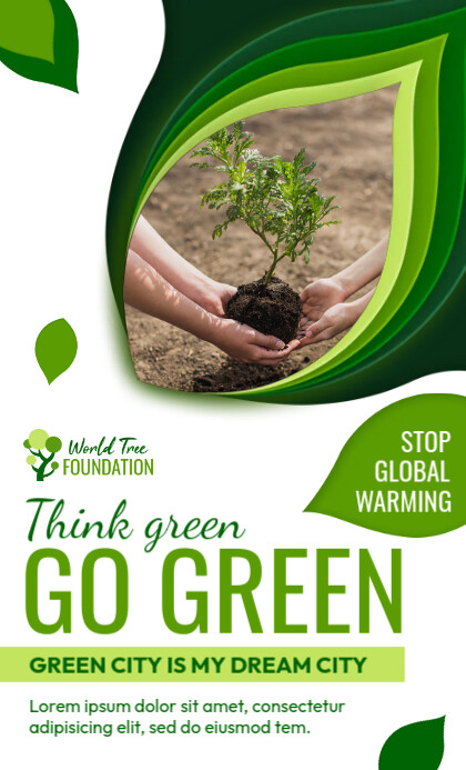 Go Green Poster Template | PosterMyWall