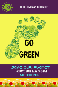 Go Green Template | PosterMyWall