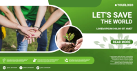 Go Green Template auf Facebook geteiltes Bild