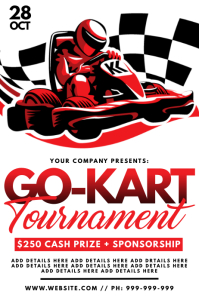 Customizable Design Templates For Karting Postermywall
