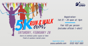 Go Run Event Ad template