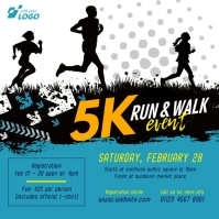 Go Run Event Ad Instagram Post template