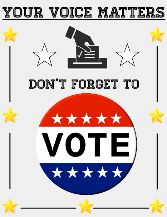 Go Vote Flyer Template | PosterMyWall