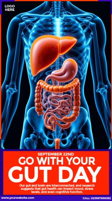 Go With Your Gut Day Template Instagram Story