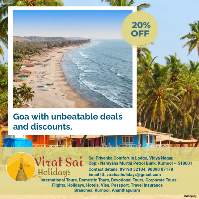 Goa Template | PosterMyWall