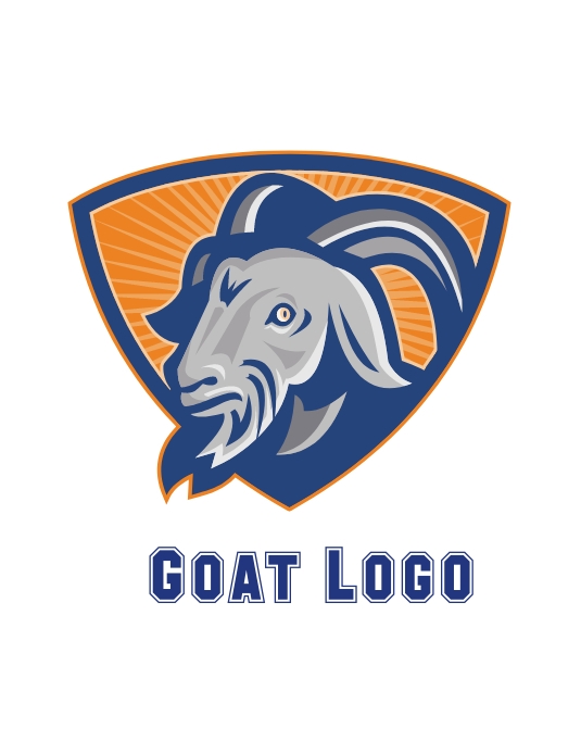Goat logo Template | PosterMyWall