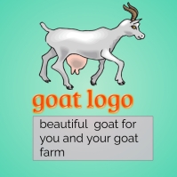 Goat farming logo design. Template | PosterMyWall