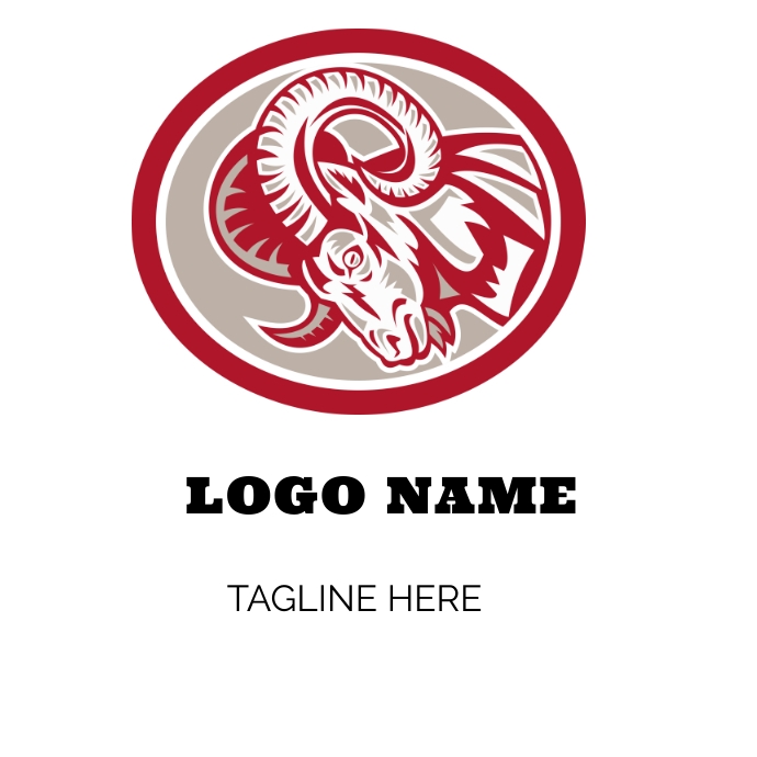 Goat Logo Template PosterMyWall