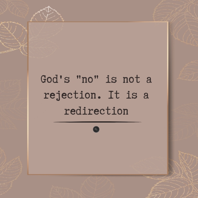 God's Redirection Instagram Post template
