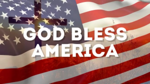 Braun Patriotic Message Ekran reklamowy Template