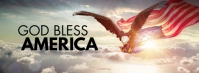 God Bless America Header Cover eagle Flag Copertina Facebook template