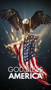 God Bless America Küchentücher – Patriotische Handtücher Für 4. Juli, 45,7 X 71,1 Cm, 2er Set
