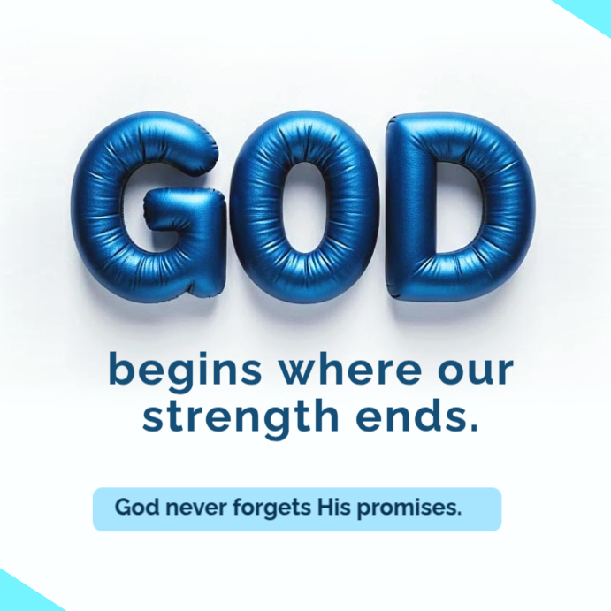 God Instagram Post template