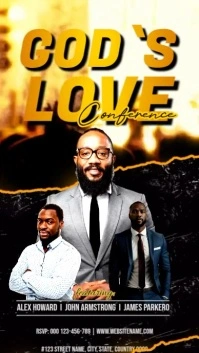 God Is Love Conference Historia de Instagram template