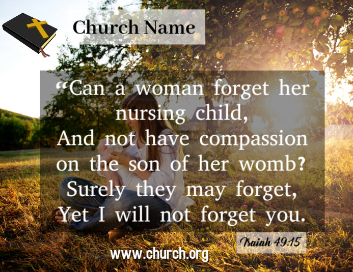 God never forget Flyer (US Letter) template