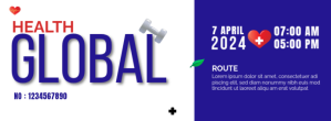 GOLBAL HEALTH  FACEBOOK COVER template