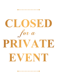 Hvid Private Event Notice A1 Template