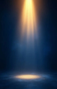 Gold and Blue podium background Tabloid template