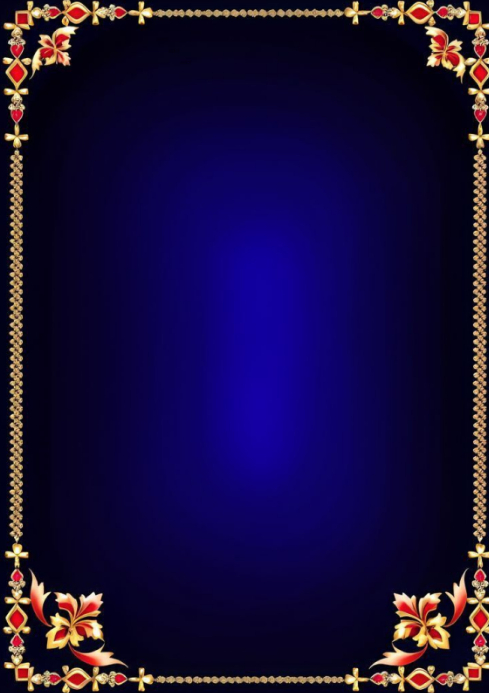 Modèle Gold and ruby jeweled border frame | PosterMyWall