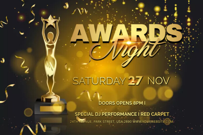 Gold Award Winning Template | PosterMyWall