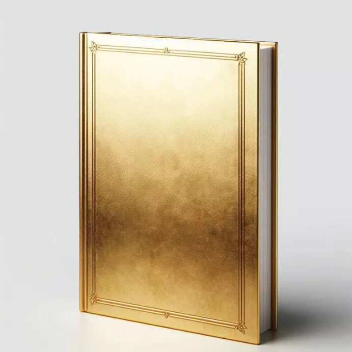 Gold book cover Template | PosterMyWall
