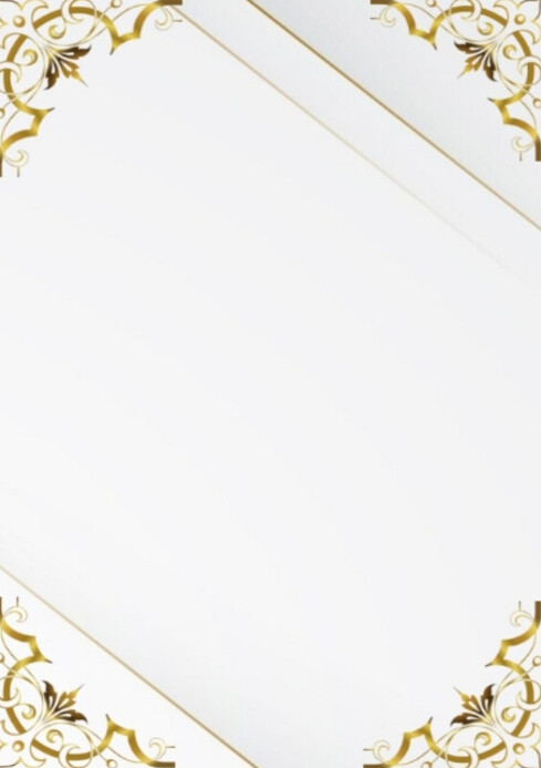 Gold border background Template | PosterMyWall