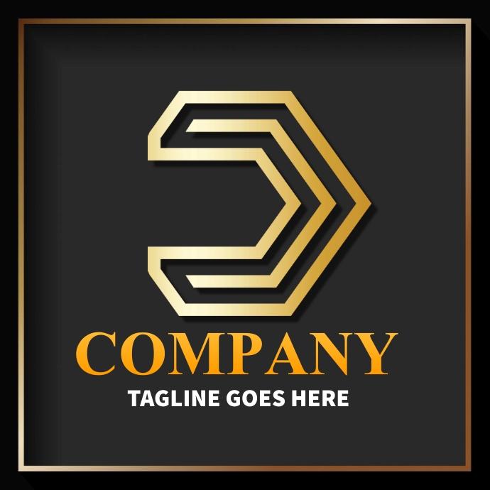 Gold C logo Template | PosterMyWall