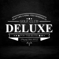 Gold Club Badge Logotipo template