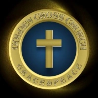 Gold Cross Church Video Logo Maker Logotipo template