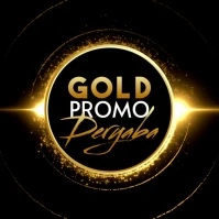 Gold Dark Instagram Promo Promotion Video Log Logo template