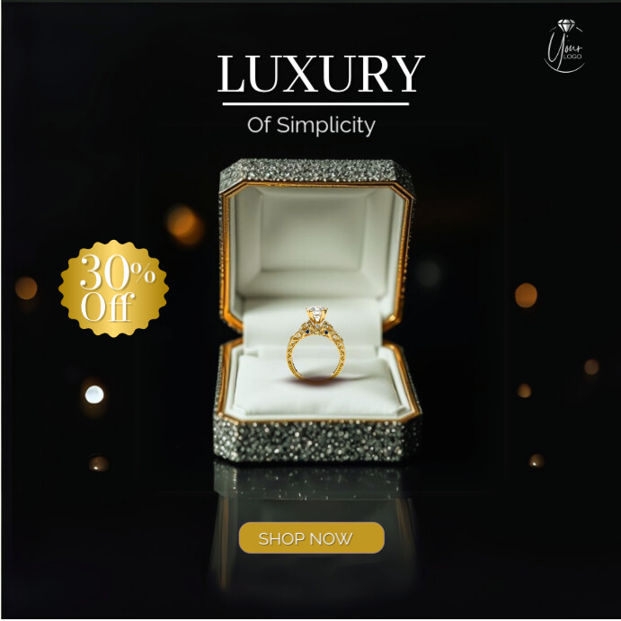Copy of Gold Elegant Ring Instagram Post | PosterMyWall