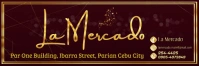 Gold Elegant Signage Banner 2' × 6' template