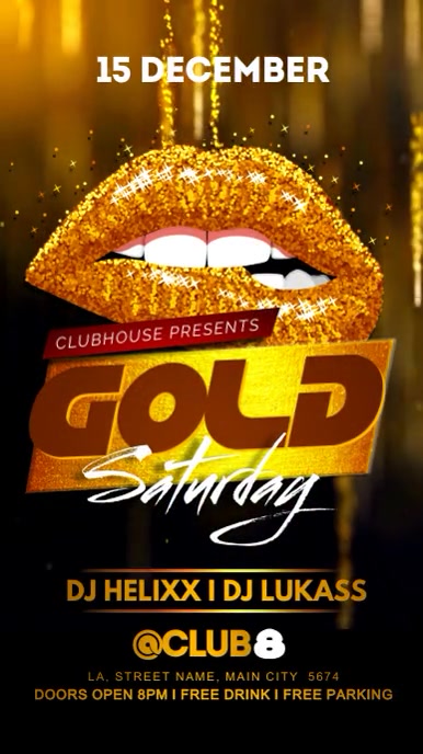 Work Gold Event Copy of gold event | PosterMyWall