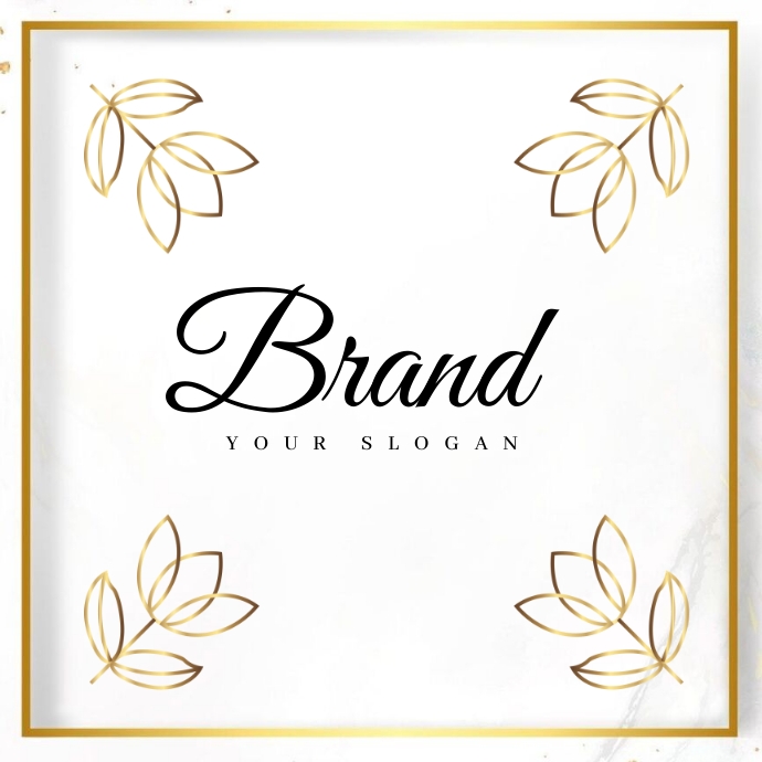 Copy of Gold Floral | PosterMyWall