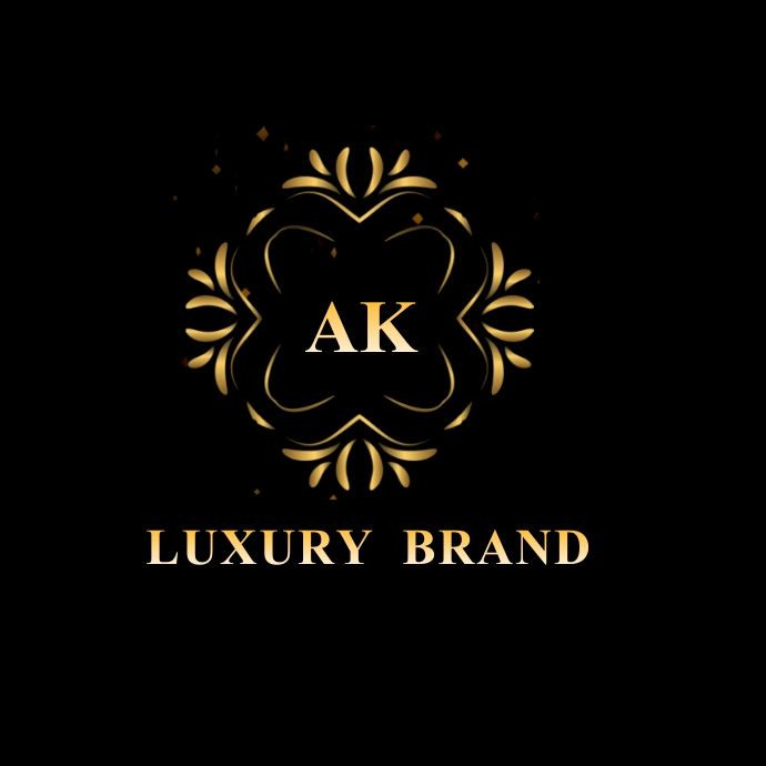 Gold Flower logo, brand logo template