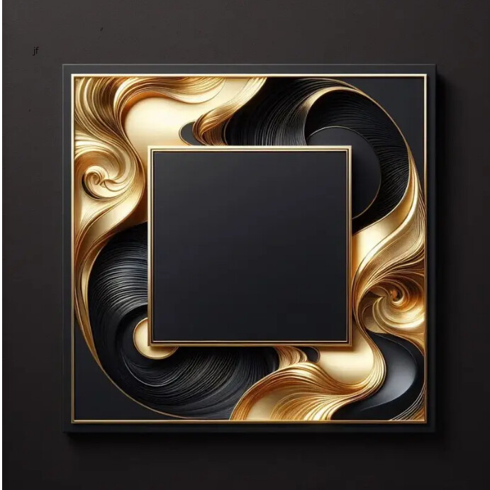 Gold frame Template | PosterMyWall