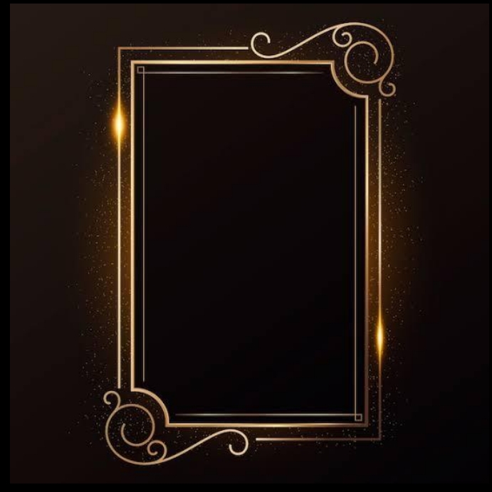 Gold Frame Template | PosterMyWall