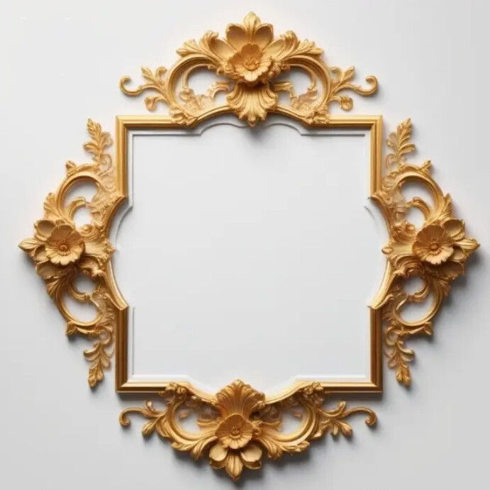 Gold frame Template | PosterMyWall