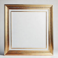 Gold Frame For Topic Gold frame Template | PosterMyWall