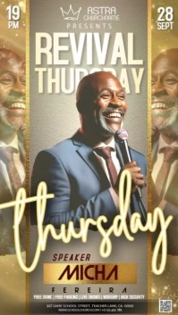 Gold Golden Church Ad Video Design Template Indaba yaku-Instagram
