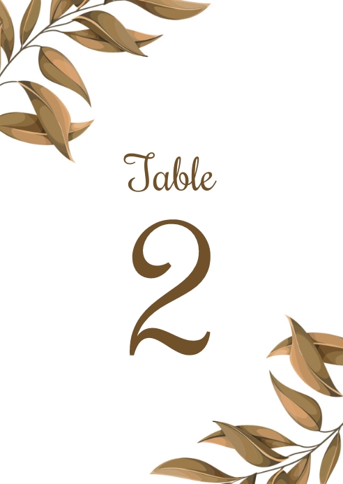 Fancy Numbers Table Numbers Fancy Table Numbers