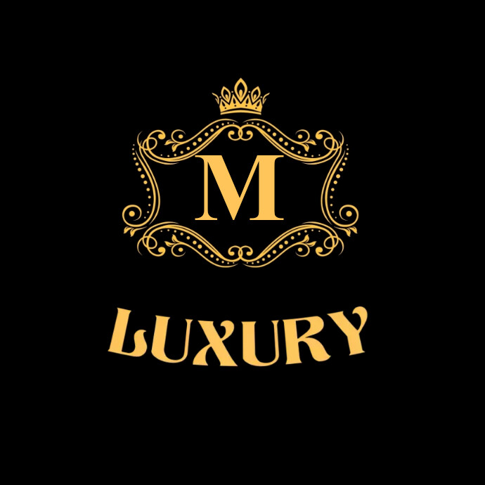 Gold Letter Label Template | PosterMyWall