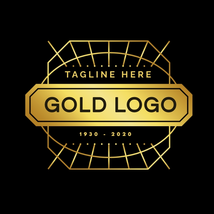 Gold Logo Template | PosterMyWall